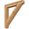 Ekena Millwork Traditional Arts & Crafts Rough Sawn Bracket, Western Red Cedar, 6"W x 46"D x 46"H BKT06X46X46TRA03RWR - alternate 1